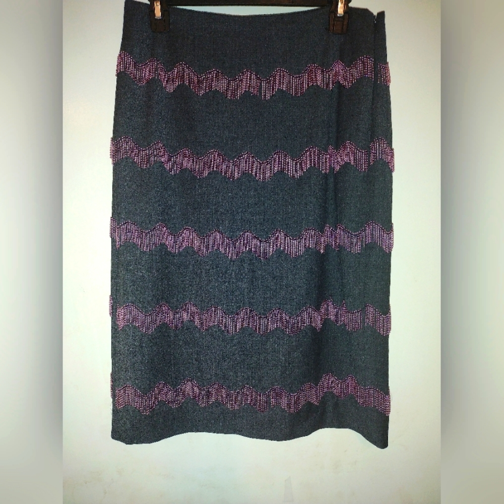J crew bead skirt size 6